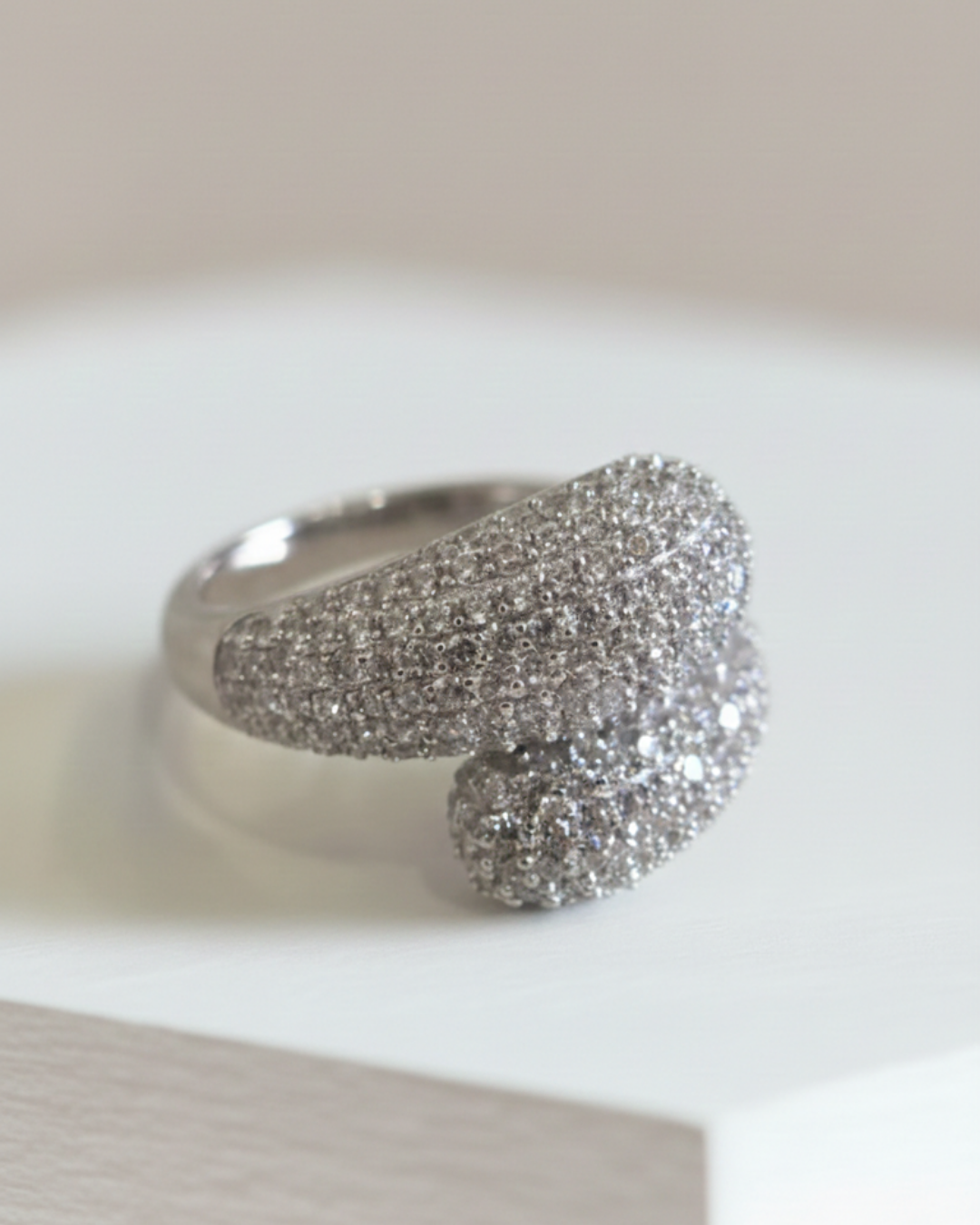 Bague Élégance en Argent 925 Sertie de Zircons